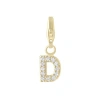 Electric Picks Initial Charm In Gold - D