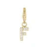 Electric Picks Initial Charm In Gold - F