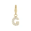 Electric Picks Initial Charm In Gold - G