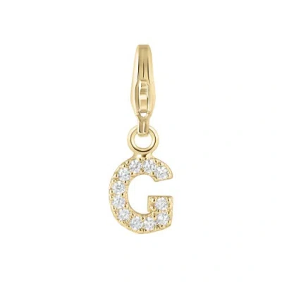 Electric Picks Initial Charm In Gold - G