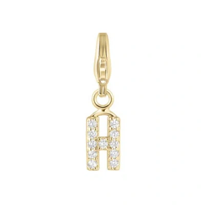 Electric Picks Initial Charm In Gold - H