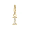 Electric Picks Initial Charm In Gold - I