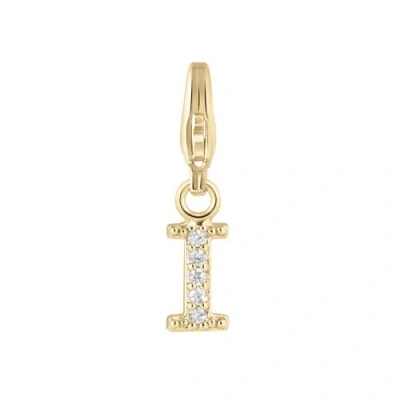 Electric Picks Initial Charm In Gold - I