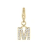 Electric Picks Initial Charm In Gold - M