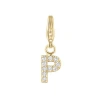Electric Picks Initial Charm In Gold - P