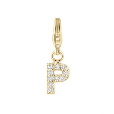 Electric Picks Initial Charm In Gold - P