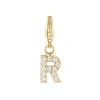 Electric Picks Initial Charm In Gold - R