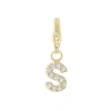 Electric Picks Initial Charm In Gold - S