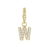 Electric Picks Initial Charm In Gold - W
