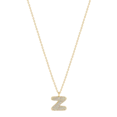 Electric Picks Initial Charm In Gold - Z
