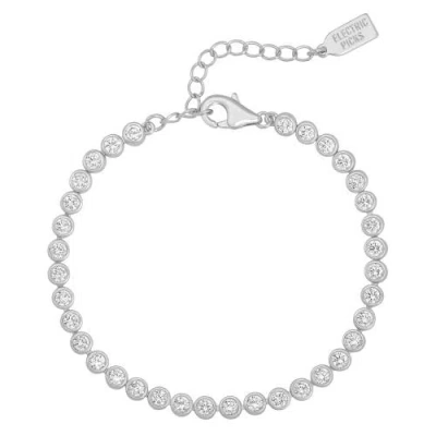 Electric Picks Jewel Bracelet In Silver