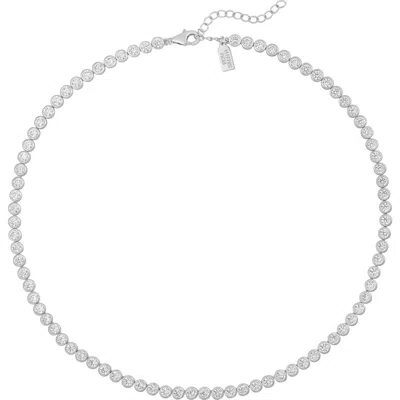 Electric Picks Jewel Necklace In Silver