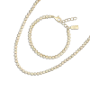 Electric Picks Jewel Tennis Bracelet And Necklace
