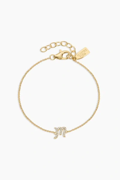 Electric Picks Just My Type Initial Bracelet In Gold
