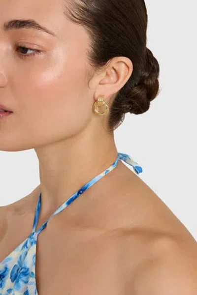 Electric Picks Knocker Earrings In Multi