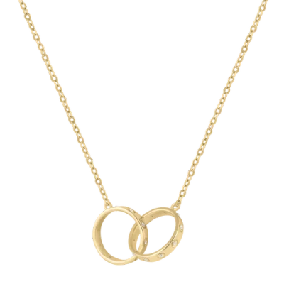 Electric Picks Legend Interlocking Rings Necklace