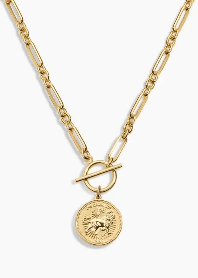 Electric Picks Majesty Coin Necklace In Gold