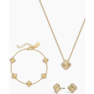 Electric Picks Mini Icon Clover Set Of 3 In Gold