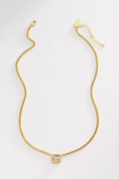 Electric Picks Mirage Crystal Pendant Necklace In Gold