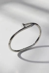 Electric Picks Nailed It Hinged Bracelet In Silver, Women's At Urban Outfitters