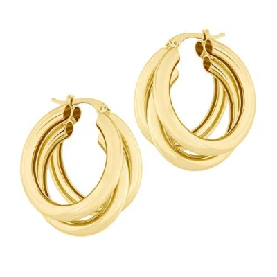 Electric Picks Nirvana Hoops In Gold
