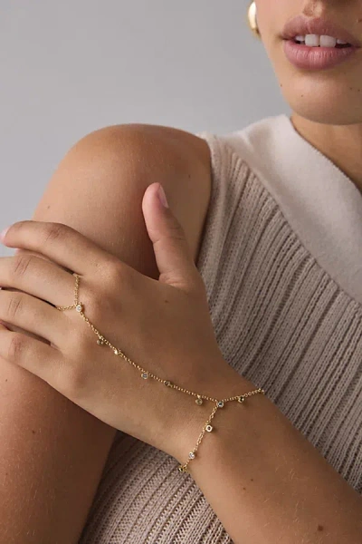 Electric Picks Palmer Hand Chain In Gold, Women's At Urban Outfitters