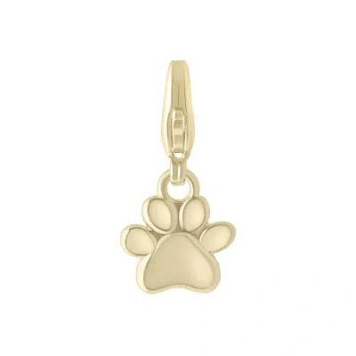 Electric Picks Paw Charm In Gold