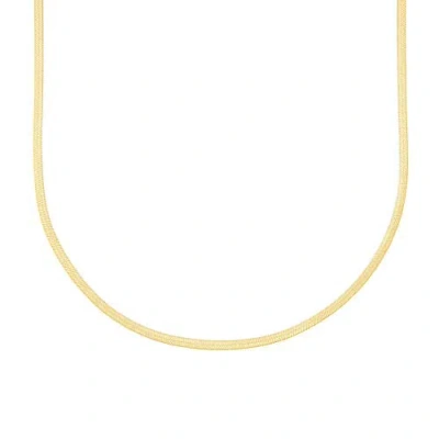 ELECTRIC PICKS ELECTRIC PICKS PYTHON 18KT GOLD FILLED HERRINGBONE NECKLACE