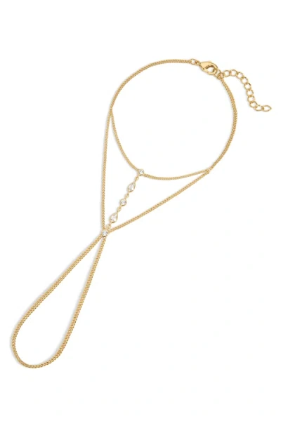 Electric Picks Runaway Hand Chain In Gold