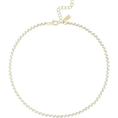 Electric Picks Runway Necklace In Gold