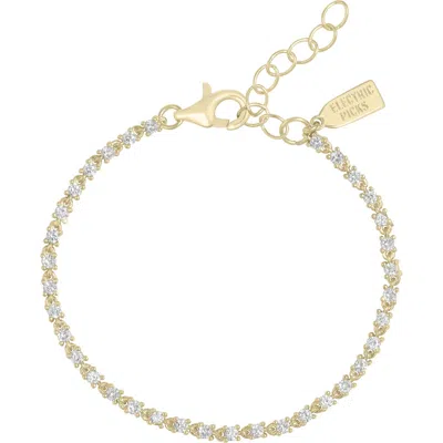 Electric Picks Runway Tennis Bracelet
