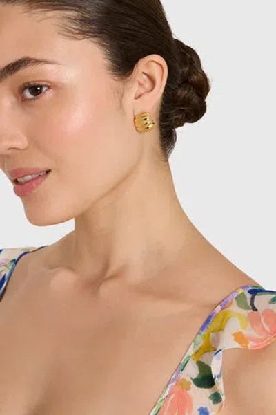 Electric Picks Ryder Hoop Earrings In Multi