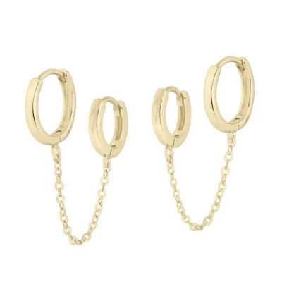 Electric Picks Shake It Off Earrings In Gold