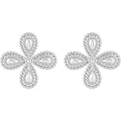 Electric Picks Siren Earrings In Silver