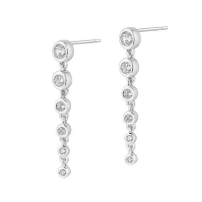 Electric Picks Skyline Earrings In Silver