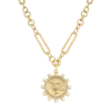 Electric Picks Sparta Vintage Coin Pearl Necklace