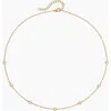 Electric Picks Strand Necklace In Gold