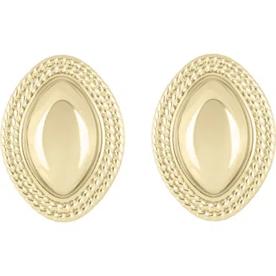 Electric Picks Studio Earrings In Gold