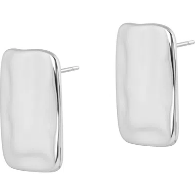 Electric Picks Supermodel Earrings In Silver