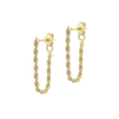 Electric Picks Tara Chain Hoop Earrings