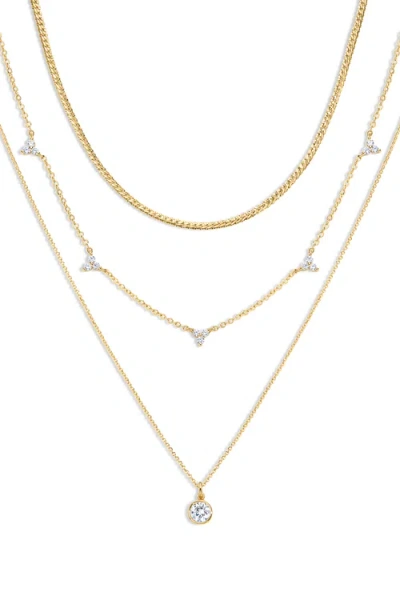 Electric Picks Three Wishes Necklace In Gold