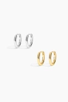 Electric Picks Tiny Hoops Set Of 2 In Multi