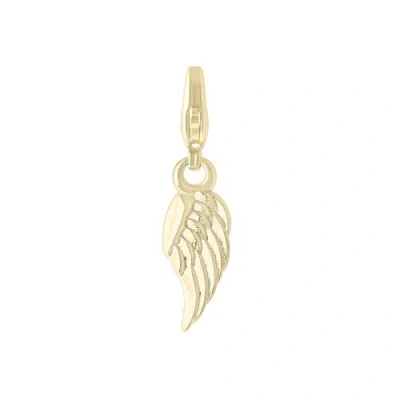 Electric Picks Wing Charm In Gold
