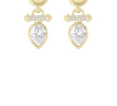 Electric Picks Women's Claudia Earrings In Gold