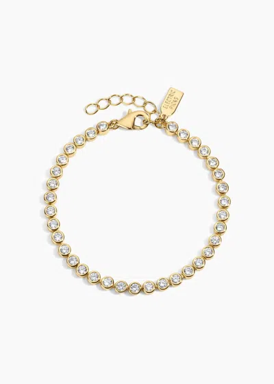 Electric Picks Women's Jewel Bracelet In Gold In Brown