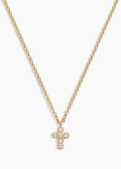 Electric Picks Women's Like A Prayer Necklace In Gold In Burgundy