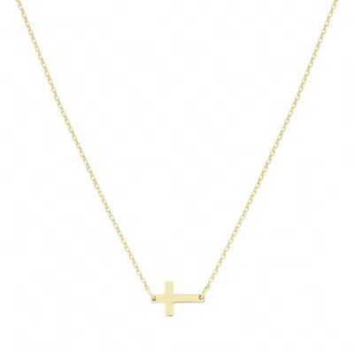 Electric Picks Women's Mini Creed Necklace In Gold