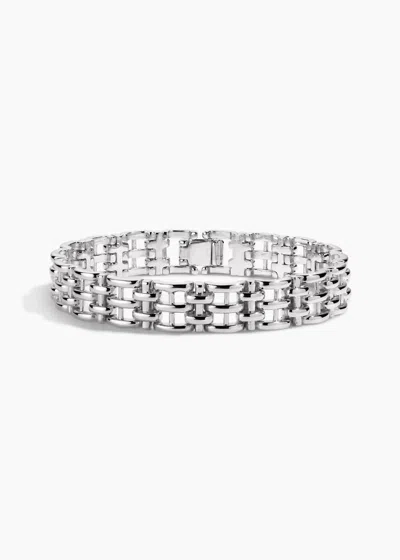 Electric Picks Women's Pax Bracelet In Silver In Brown