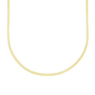 Electric Picks Women's Python 3mm Necklace In Gold