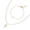 Electric Picks Xdanielle Eilers Devoted Cross Necklace And Bracelet
